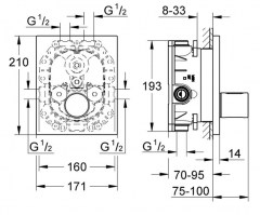 TERMOSTATICA DUCHA GROHTHERM F GROHE